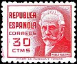 Spain 1936 Characters 30 CTS Pink Edifil 735. España 735. Uploaded by susofe